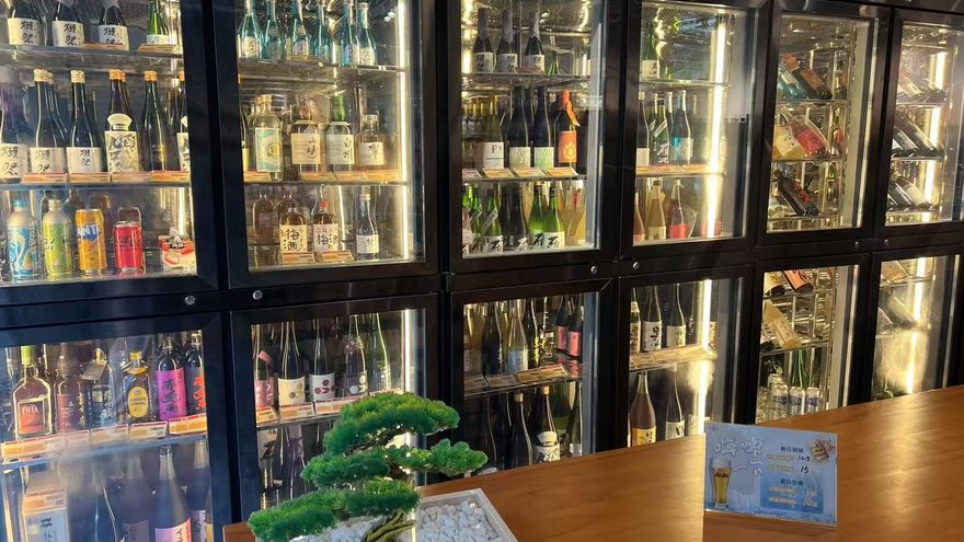 日本酒の品揃え